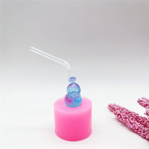 Male Duck Straw Topper