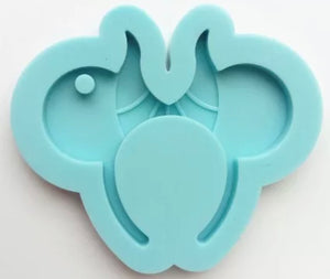 Various mouse ear keyring moulds