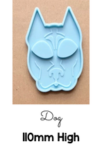 Load image into Gallery viewer, Animal Face Keyring Moulds