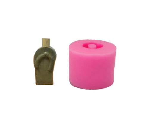 Flip flop straw topper mould
