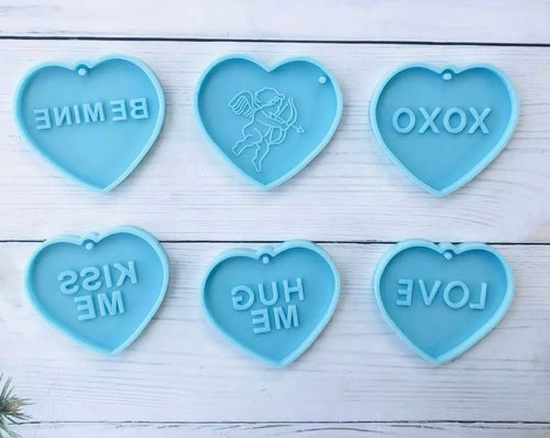 Heart keyrings