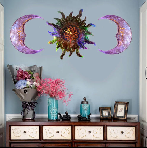 Sun and moon set