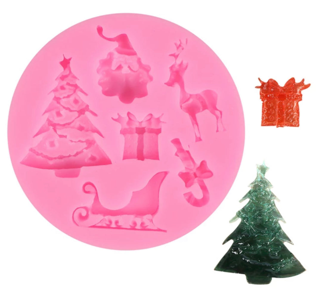 Christmas charm moulds