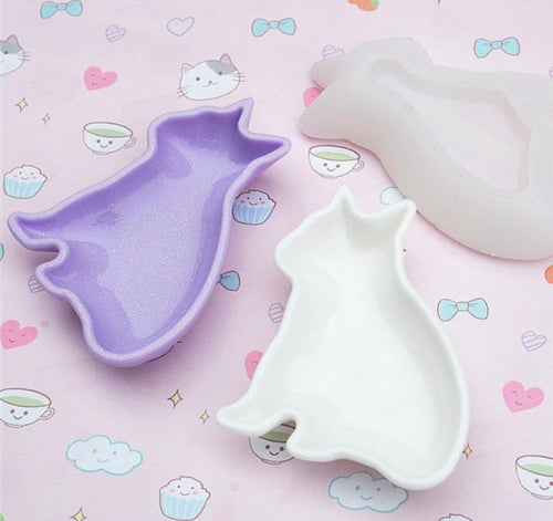 Cat shape trinket dish