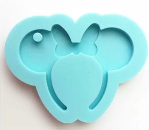 Various mouse ear keyring moulds