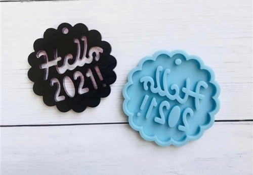 Hello 2021 Keyring Mould